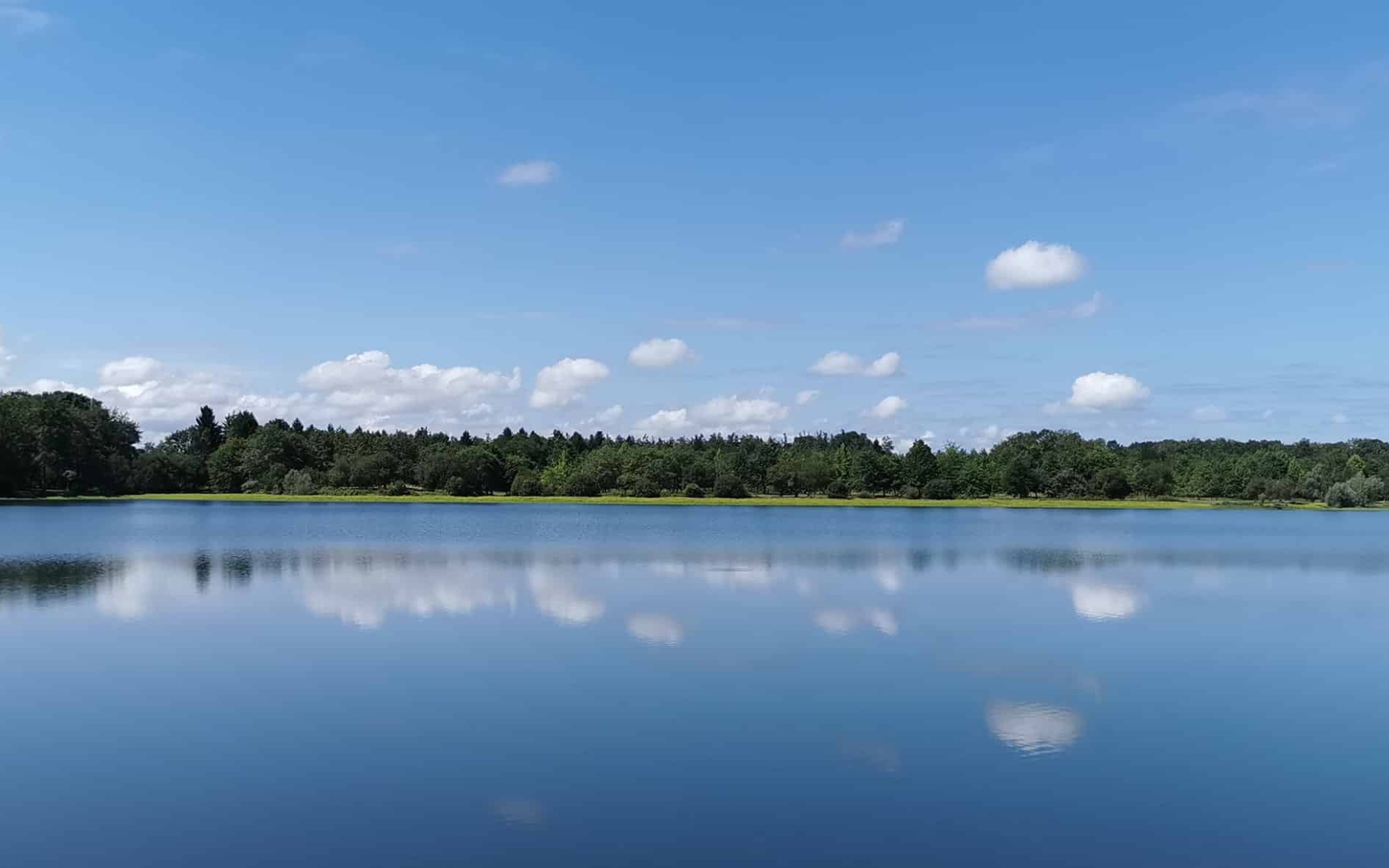 vue depuis le nord lac hagetmau